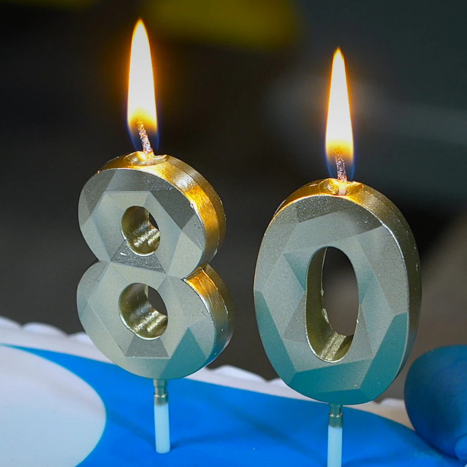 80 anniversary candles