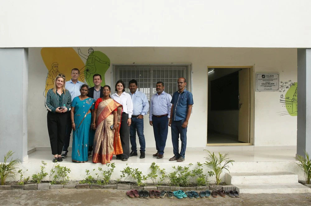 Teachers at High school Orakkadu in Cchennai