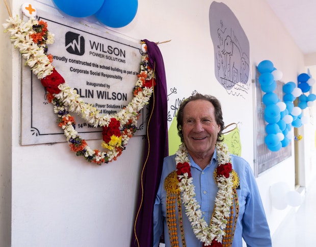 Inauguration of a high school in Orakkadu, India