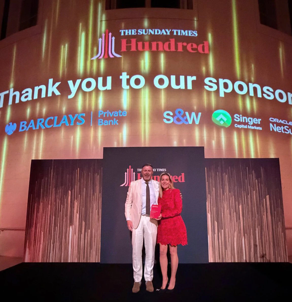 wilson power solutions sunday times 100 award