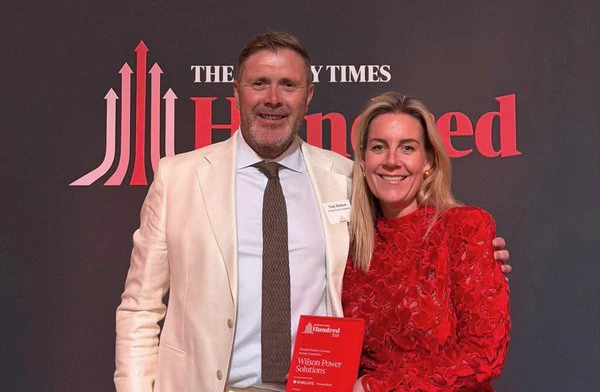 wilson power solutions sunday times 100 award