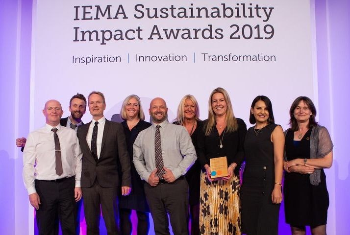 Wilson Power Solutions team receives IEMA sustainability award
