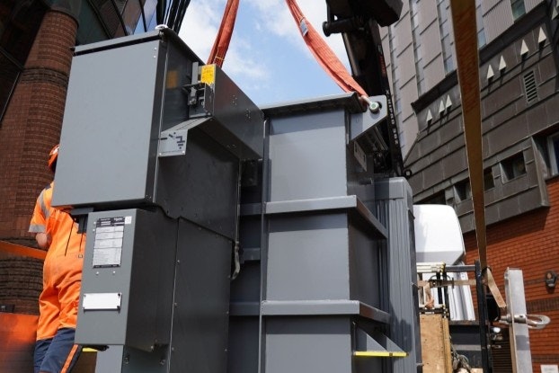 Wilson T2 distribution transformer at The Ark Hammersmith in London
