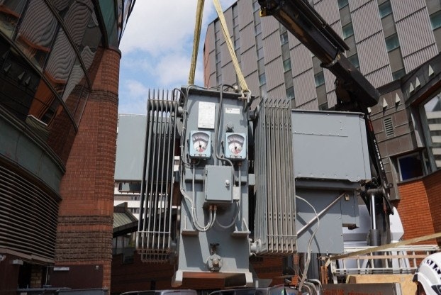 Wilson T2 distribution transformer at The Ark Hammersmith in London