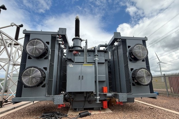 60MVA Wilson Power Transformer at Crystal Rig onshore wind farm