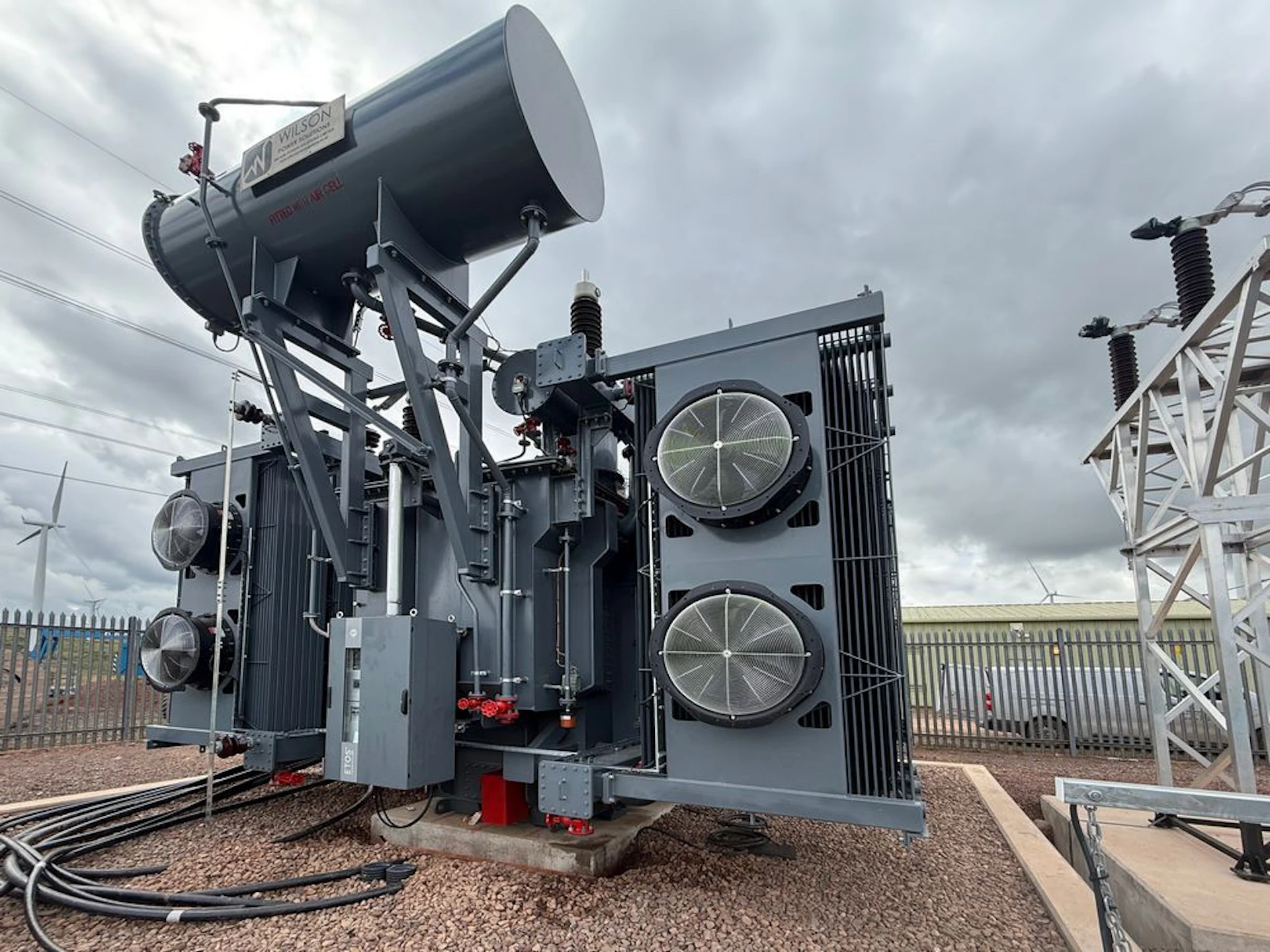 Ilm Transformer Rig Crystal Rig Wind Farm | Wilson Power Solutions