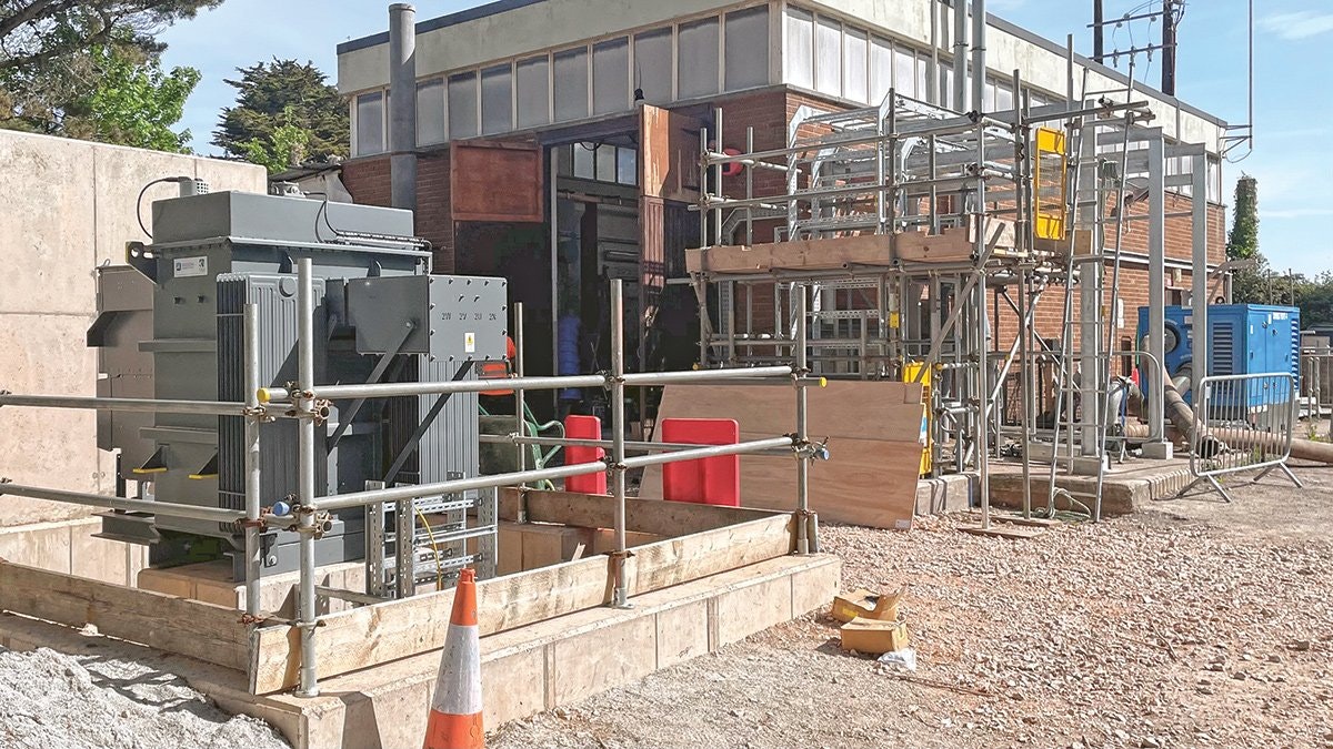 Wilson t2 ecotrans transformer for exmouth outfall project devon