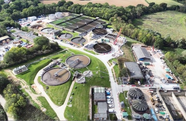 Horsham New Water Treatment Works bird view