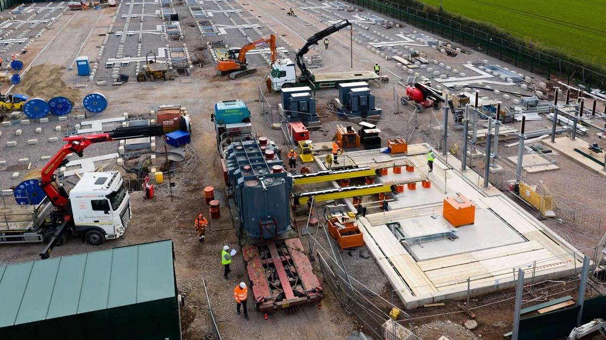 Iron Acton BESS Bristol - 140MVA Wilson Power Transformer