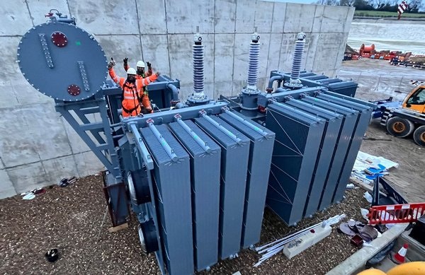 Wilson Power Transformer at Molins Data Centre near Wycombe
