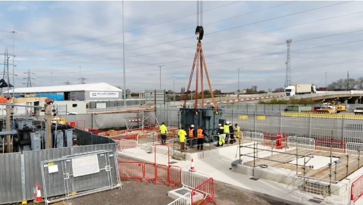 Wilson power transformers at Associated British Ports Southampton