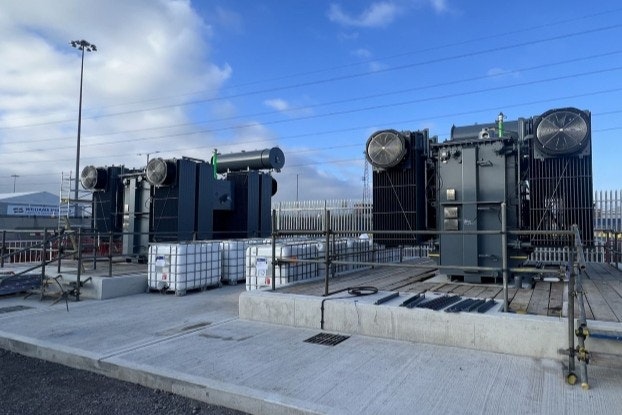Wilson power transformers at Associated British Ports Southampton