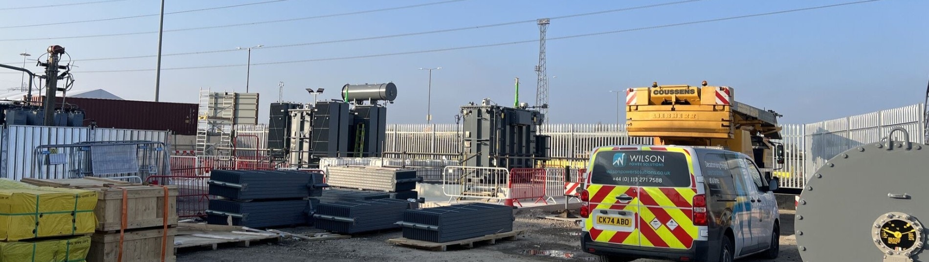 Wilson power transformers at Associated British Ports Southampton
