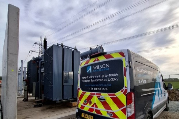 60mva Wilson power transformer at Sandon Brook solar farm
