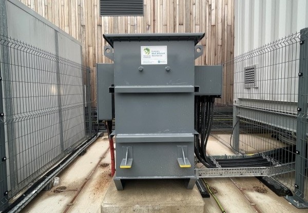 Wilson e4 Ultimate Low Loss Amorphous Transformer at Tesco Harrogate low carbon concept store