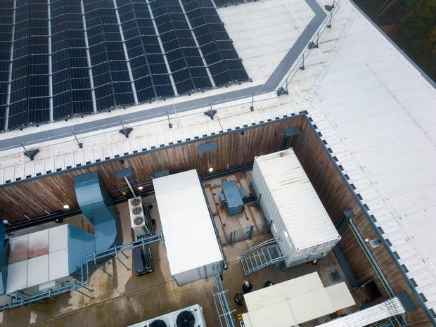 Wilson e4 Ultimate Low Loss Amorphous Transformer at Tesco Harrogate low carbon concept store