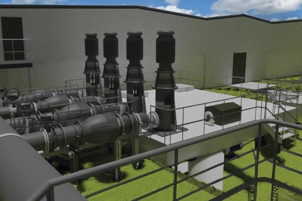 Tophill Low Water Water Treatment Works 3D visuals